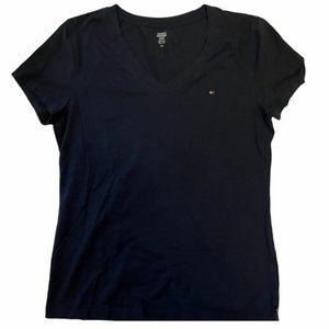 Tommy Hilfiger Logo Blue Short Sleeve T-Shirt